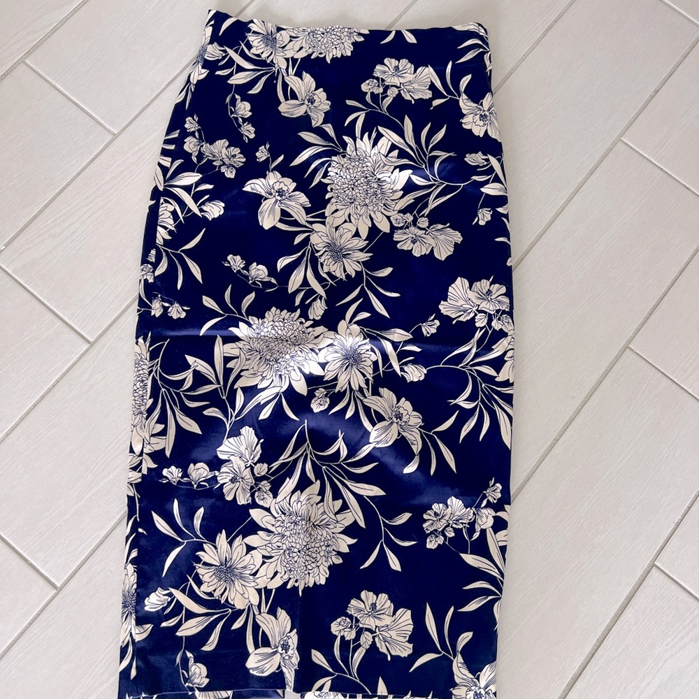 Zara royal blue pin skirt